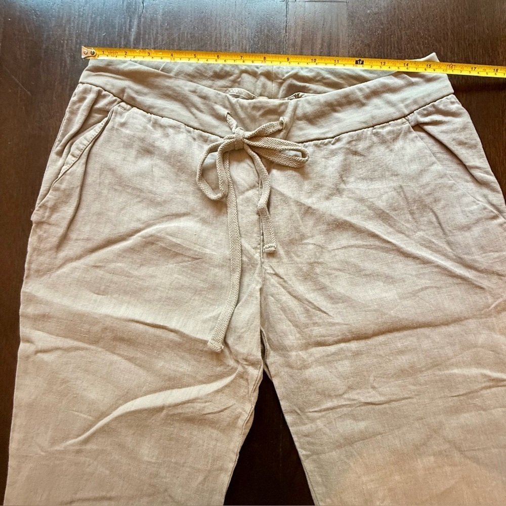 Lucky Brand 🍀 Linen Drawstring Pants (M) - Picture 2 of 8